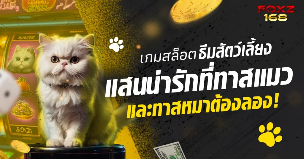 เกมสล็อตธีมสัตว์เลี้ยง